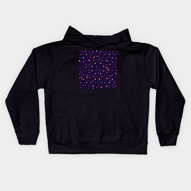 Night Sky 2.0 Kids Hoodie by Melisaura